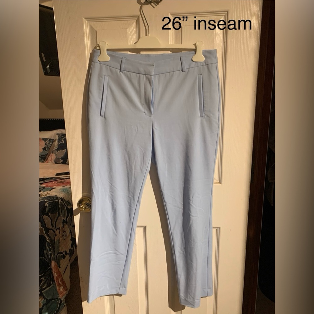 Rafaella Women's Light Blue Straight Leg Pants